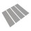 4Pcs Grey Surfboard Deck Pads - Anti Slip EVA for Skimboards 13