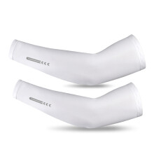 Manches de bras UPF 50, 1 paire, Noir/Blanc, M-XXL