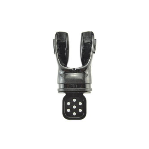 Boquilla de buceo moldeable, 7x5x2,5 cm, 60 g, Azul/Negro 2