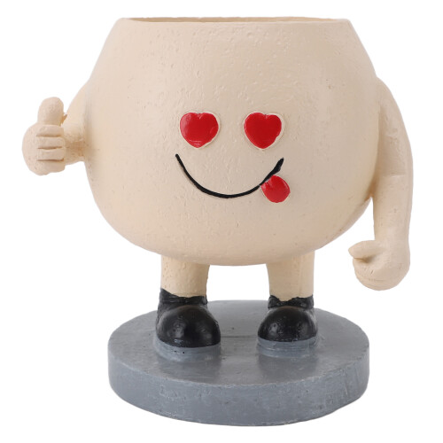 Maceta de resina Pot A - Figura sonriente 250,00 g 2
