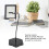 Socle pour figurine d’action de 6 pouces, noir, ABS, 68 g 4