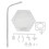 Actionfigur Stand 6 Zoll ABS/SS 68 g Transparent 2