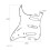 GSSS47 11-Loch linkshändig PVC-Pickguard elektrisch 2