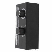 Metall 6 in 1 Out Audio-Umschalter mit Lautstärkeregler