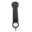 Ouvre-bocaux rétractable en acier inoxydable noir 19,5  5 cm 8
