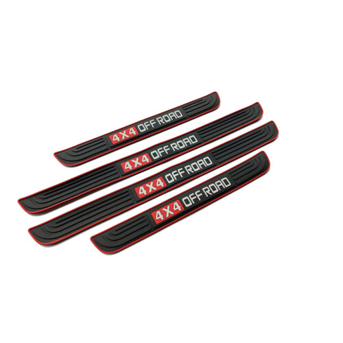 Autozubehör Gummi -Auto -Tür -Billel -Abnackplattenschutz Universal 4pcs