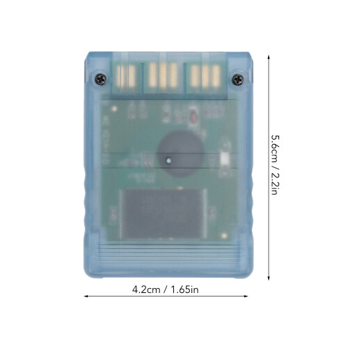 Carte mémoire V1.966 64 Mo Boîtier bleu transparent 1