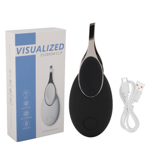 Pince à sourcils visualisée 300 mAh USB noir 1