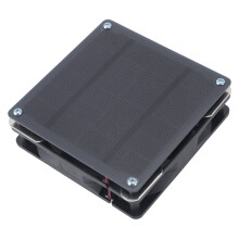 Monokristall-Solarpanel-Lüfter 3W 6V 12x12cm