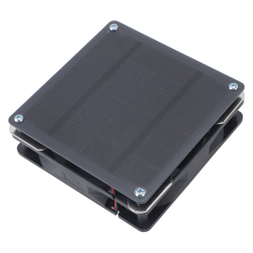 Monokristall-Solarpanel-Lüfter 3W 6V 12x12cm