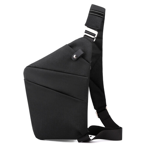 Sacoche poitrine gauche/droite 32x20x2 cm noir gris 2