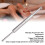 BJ008 Stylo d'acupression à double embout - acier inoxydable 4