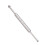 BJ008 Stylo d'acupression à double embout - acier inoxydable 7