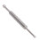 BJ008 Stylo d'acupression à double embout - acier inoxydable 16