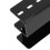 Supporto per pinzette con 6 fori - 13x8x4.2cm - Nero 11