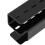 Supporto per pinzette con 6 fori - 13x8x4.2cm - Nero 13