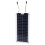 30W Solarmodul-Set DC18V Rot & Schwarz 43.5x20cm 14