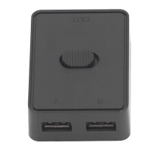 Conmutador USB 2.0 bidireccional 1 en 2 salidas 2 en 1 salida ABS
