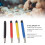 Set de 4 stylos-brosse Scratch, 11,8 x 1 cm, pour bijoux. 5