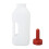 Biberon da 2 L per vitelli con tettarella in silicone 12