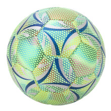Glowing Size 5 Soccer Ball, Wearproof Luminous for Night Play