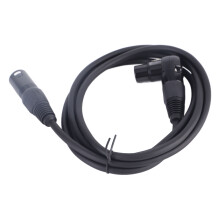 Câble XLR femelle à 90 vers mâle 1 m, micro à 3 broches