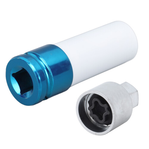 Alloy Steel Wheel Lock Nut Key for Benz C-Class E-Class 17mm Hex