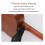 Sangle de guitare à motif brodé, réglable, dorée 5