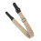 Sangle de guitare à motif brodé, réglable, dorée 12