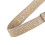 Sangle de guitare à motif brodé, réglable, dorée 6