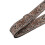 Sangle de guitare brodée vintage marron réglable 6