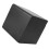 Modello Space alluminio per parete TP coperchio scatola nero 14x13cm 12