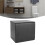 Modello Space alluminio per parete TP coperchio scatola nero 14x13cm 15