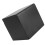 Modello Space alluminio per parete TP coperchio scatola nero 14x13cm 14