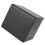 Modello Space alluminio per parete TP coperchio scatola nero 14x13cm 9
