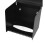 Modello Space alluminio per parete TP coperchio scatola nero 14x13cm 10