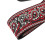 Sangle de guitare brodée vintage - rouge, réglable 10