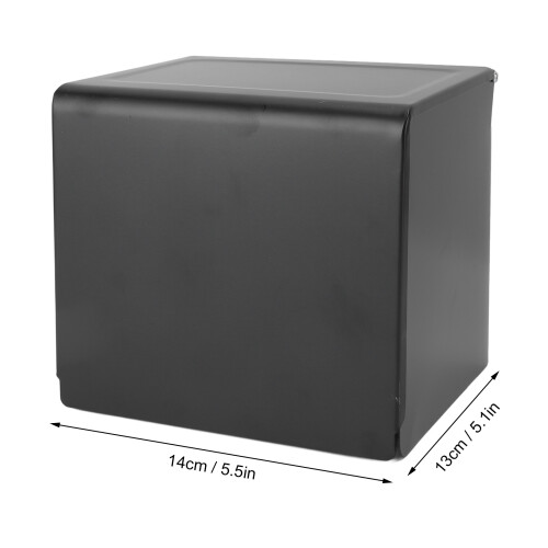 Modello Space alluminio per parete TP coperchio scatola nero 14x13cm 1