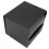Modello Space alluminio per parete TP coperchio scatola nero 14x13cm 11