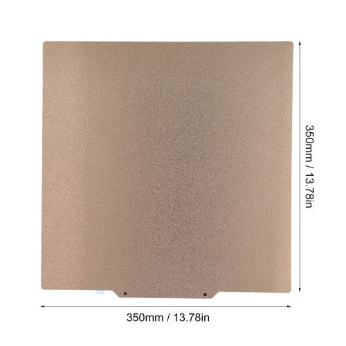 Plateau d'impression étoile multicolore 350x350 mm PEY/PEI 1