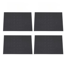 10 Blatt Herzförmiges Muster Nageldruck-Schablone Sticker DIY Hohle Nagelaufkleber Vorlage Dekoration