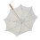 Beige Spitzen-Parasol 43 x 45 cm, 1 Stück 12