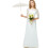 Beige Spitzen-Parasol 43 x 45 cm, 1 Stück 9