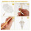 Beige Spitzen-Parasol 43 x 45 cm, 1 Stück 4