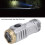 Mini-LED-Taschenlampe kompakt 700 mAh, Silber 3