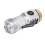 Mini-LED-Taschenlampe kompakt 700 mAh, Silber 13