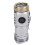 Mini-LED-Taschenlampe kompakt 700 mAh, Silber 9