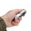 Mini-LED-Taschenlampe kompakt 700 mAh, Silber 12