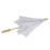 Parasol de encaje 1 pieza, 43 x 45 cm, blanco 8