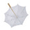 Parasol de encaje 1 pieza, 43 x 45 cm, blanco 9